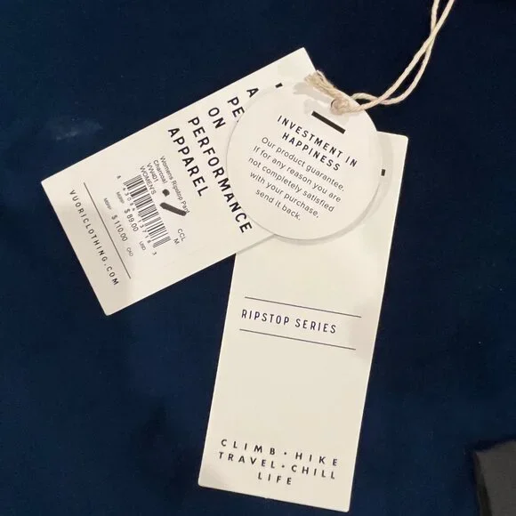 Women's Vuori Ripstop Pant - Charcoal - Size M - NWT - Picture 7 of 7